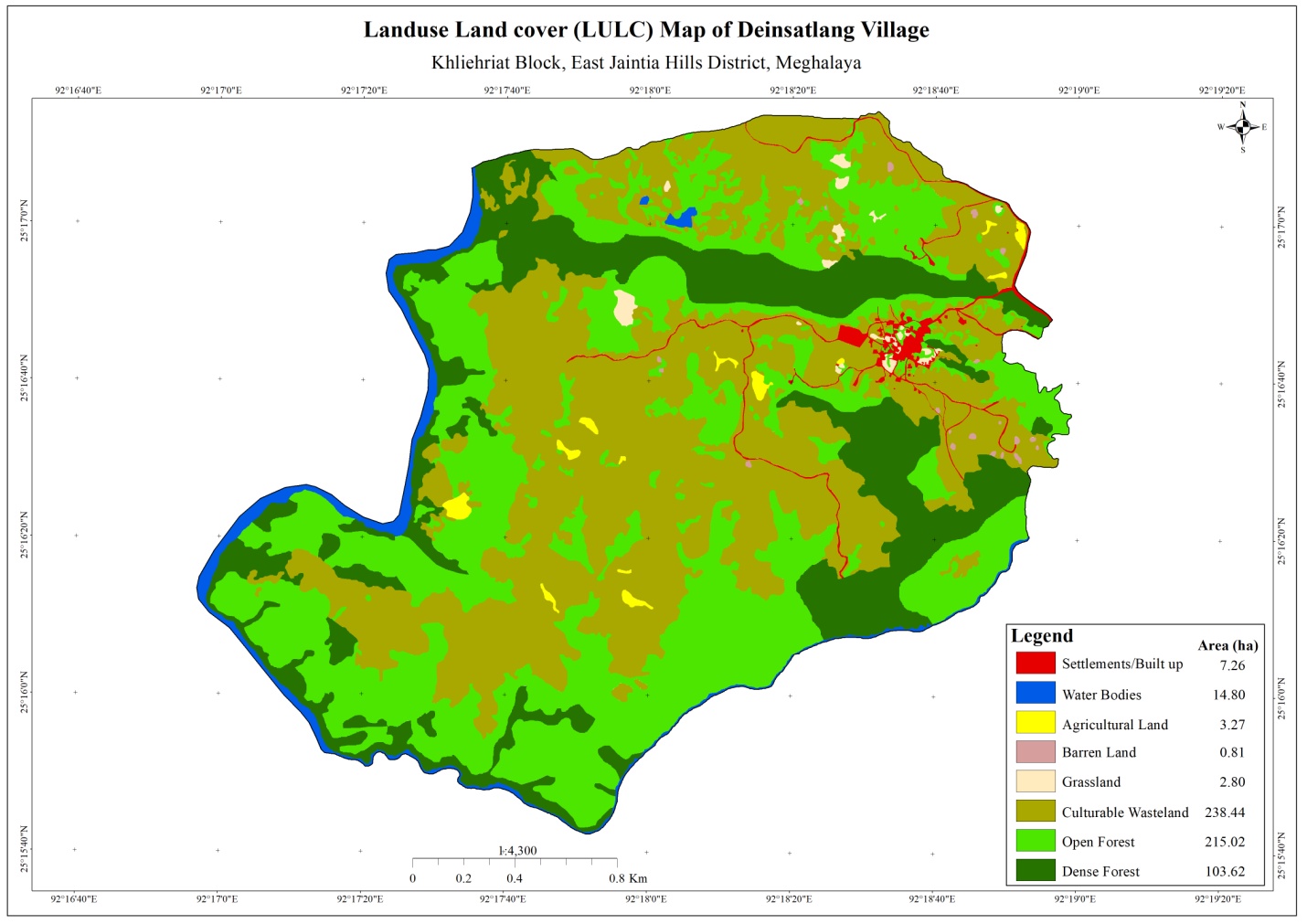 D:\Boundary & LULC Map\KHELERIAT BLOCK\DEINSATLANG\DEINSATLANG LULC.jpg